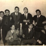 Fonso , Vicente , Benja (El maestro ),Manolo , Tasito , Paco y Abelardo ( el segundo es un músico de la orquesta de Madrigal )